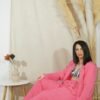 Σετ σακάκι oversized με παντελόνι σε φαρδιά γραμμή