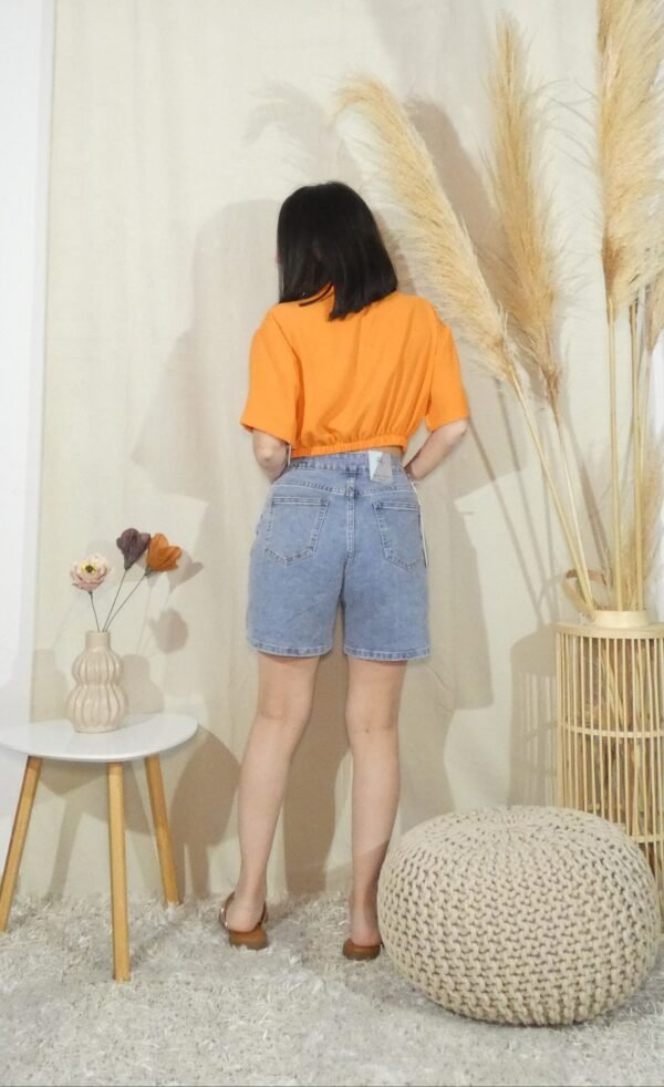 Crop top πουκάμισο με κρίκο