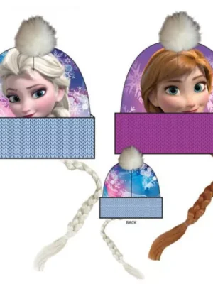 Σκουφάκι  Frozen Άννα με κοτσίδα